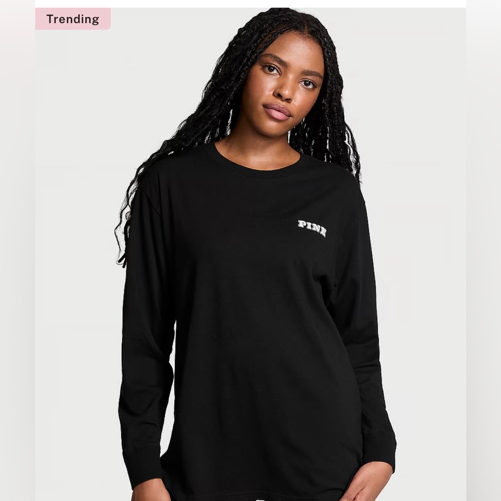 Pink by victoria’s Secret Campus tee in a sizeXL